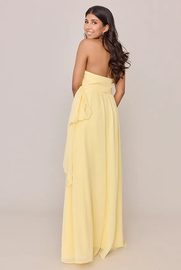 Hannah Chiffon Faux Wrap Dress | Made To Order