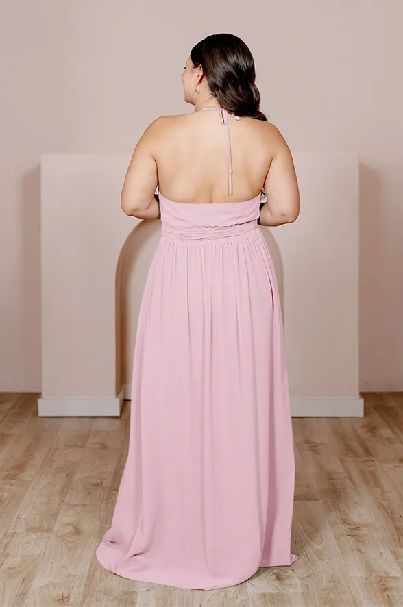 Hannah Chiffon Faux Wrap Dress | Made To Order