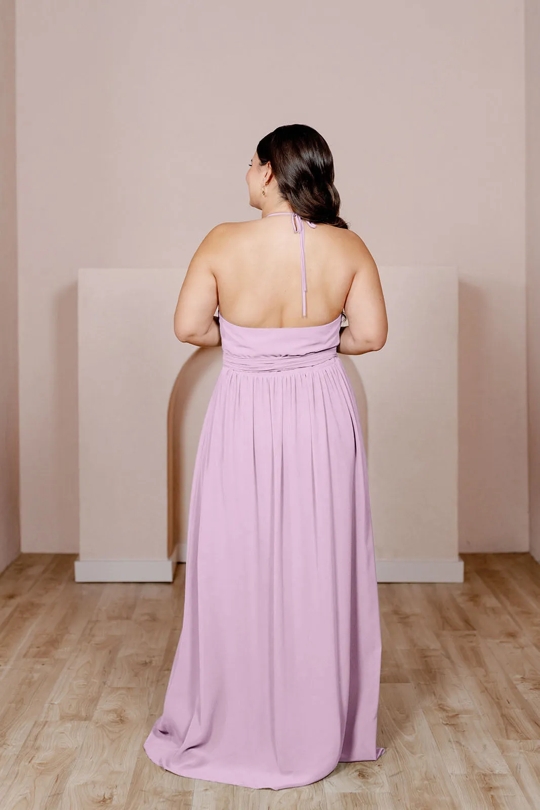 Hannah Chiffon Faux Wrap Dress | Made To Order