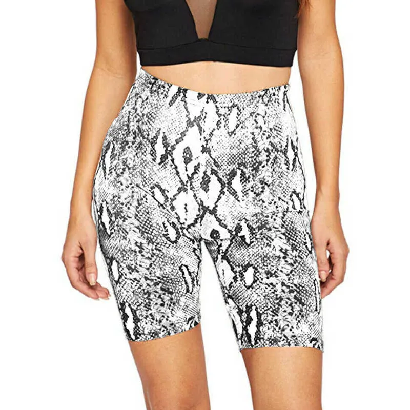 High Waist Printed Short Pants