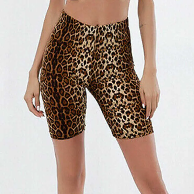High Waist Printed Short Pants