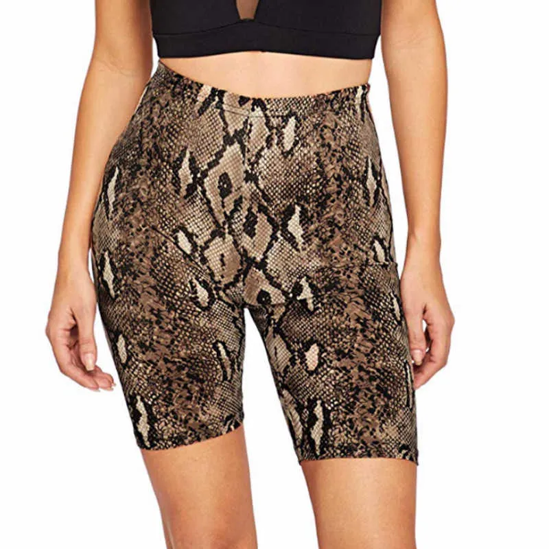 High Waist Printed Short Pants