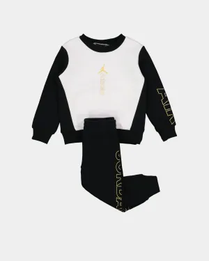 Jordan Kids' Holiday Shine Crew Set Black