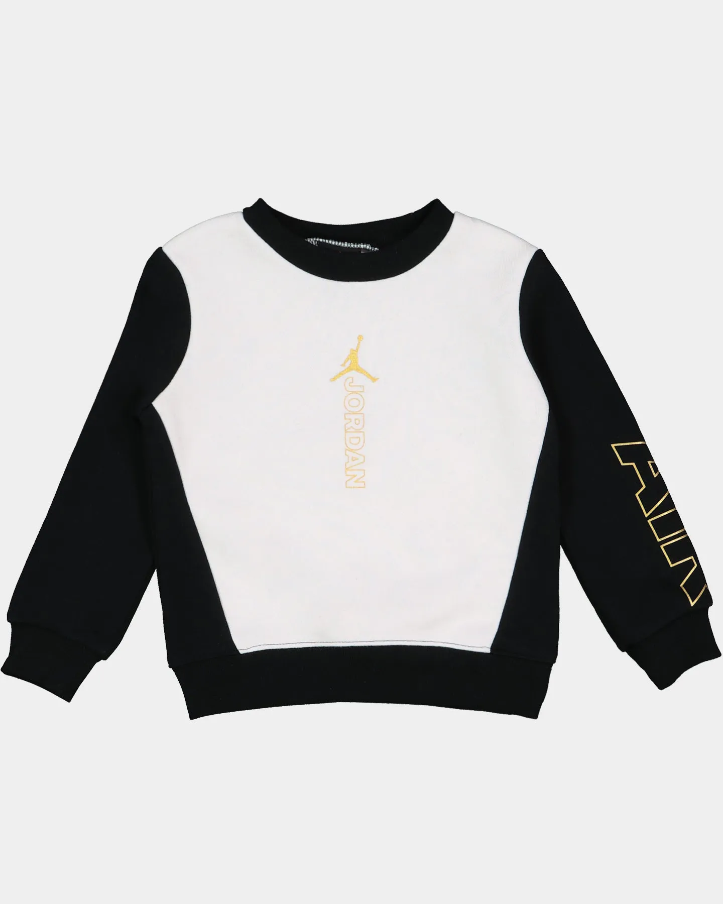 Jordan Kids' Holiday Shine Crew Set Black