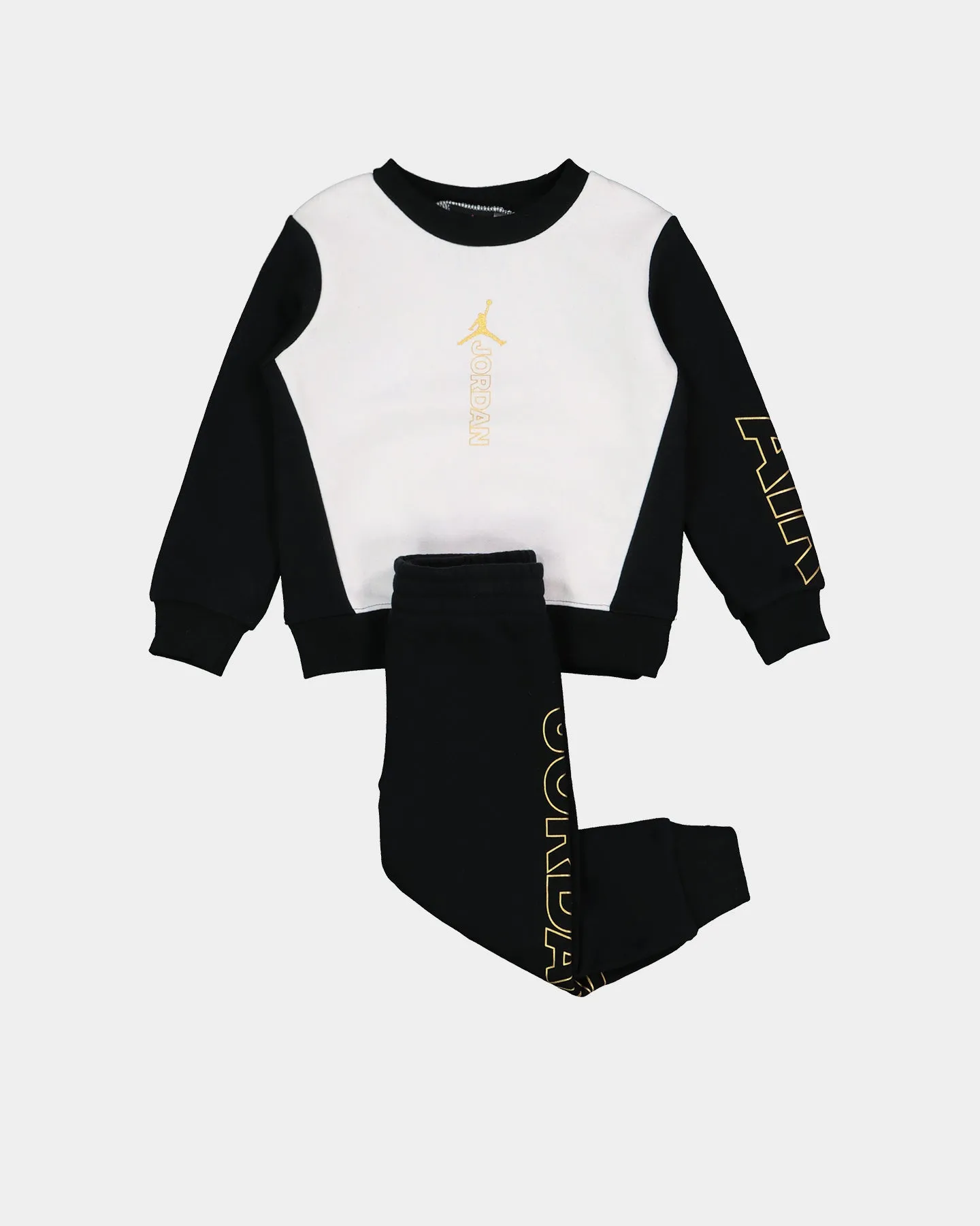Jordan Kids' Holiday Shine Crew Set Black