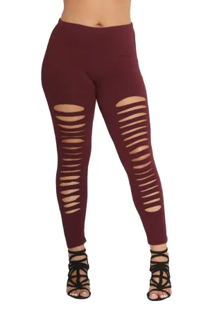 Junior Plus Laddter Razor Cut Full Leggings