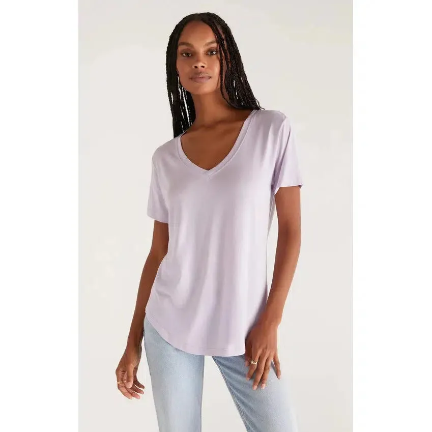 KASEY MODAL V-NECK TEE