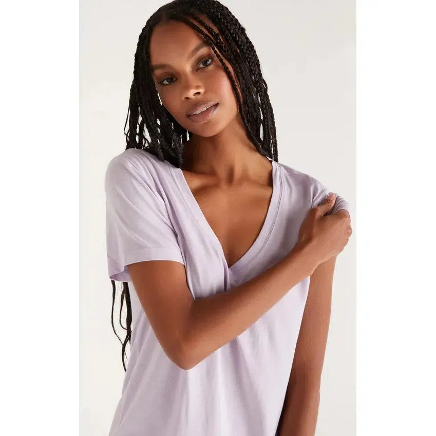 KASEY MODAL V-NECK TEE