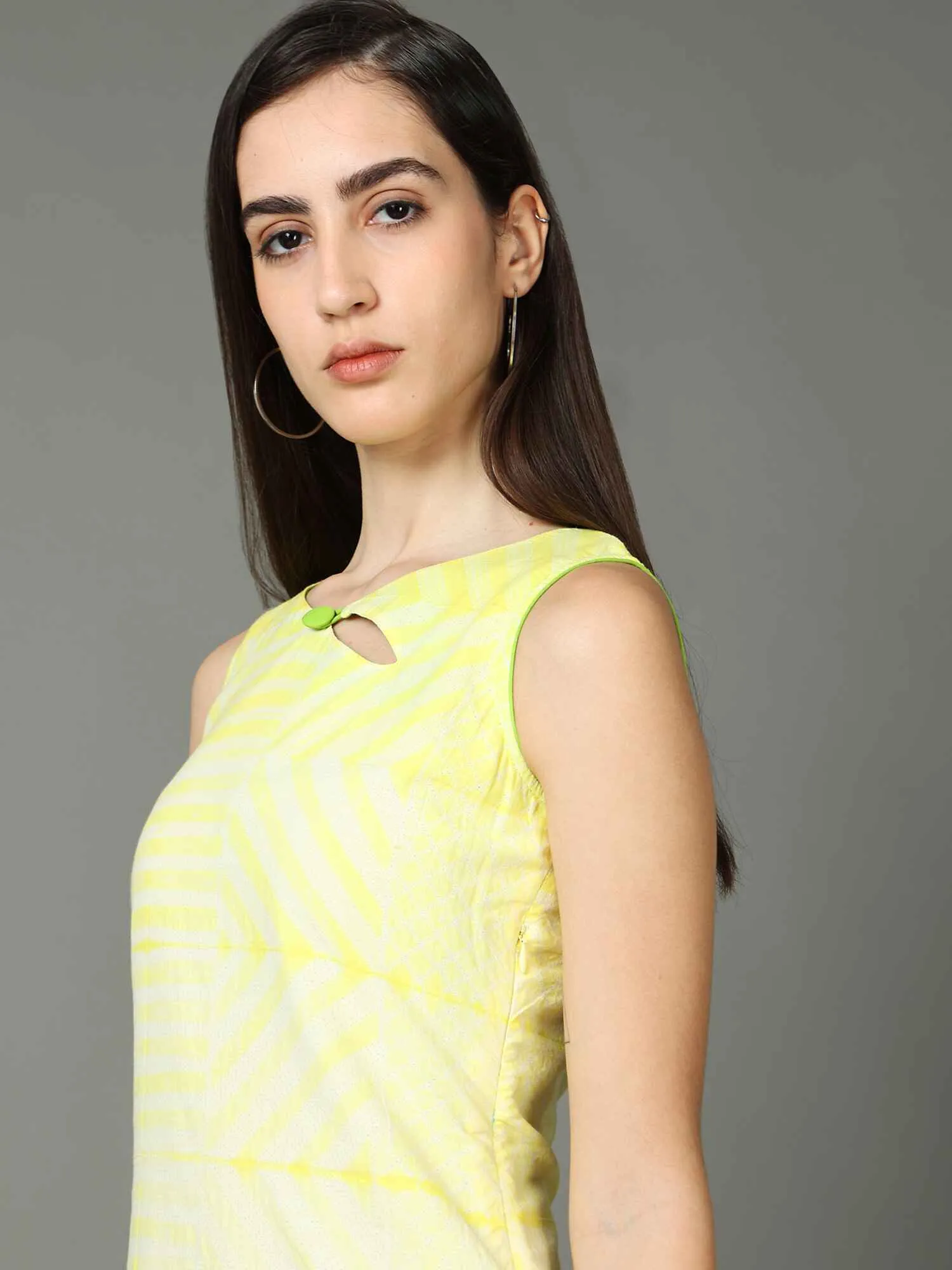Key-Hole Shift Dress