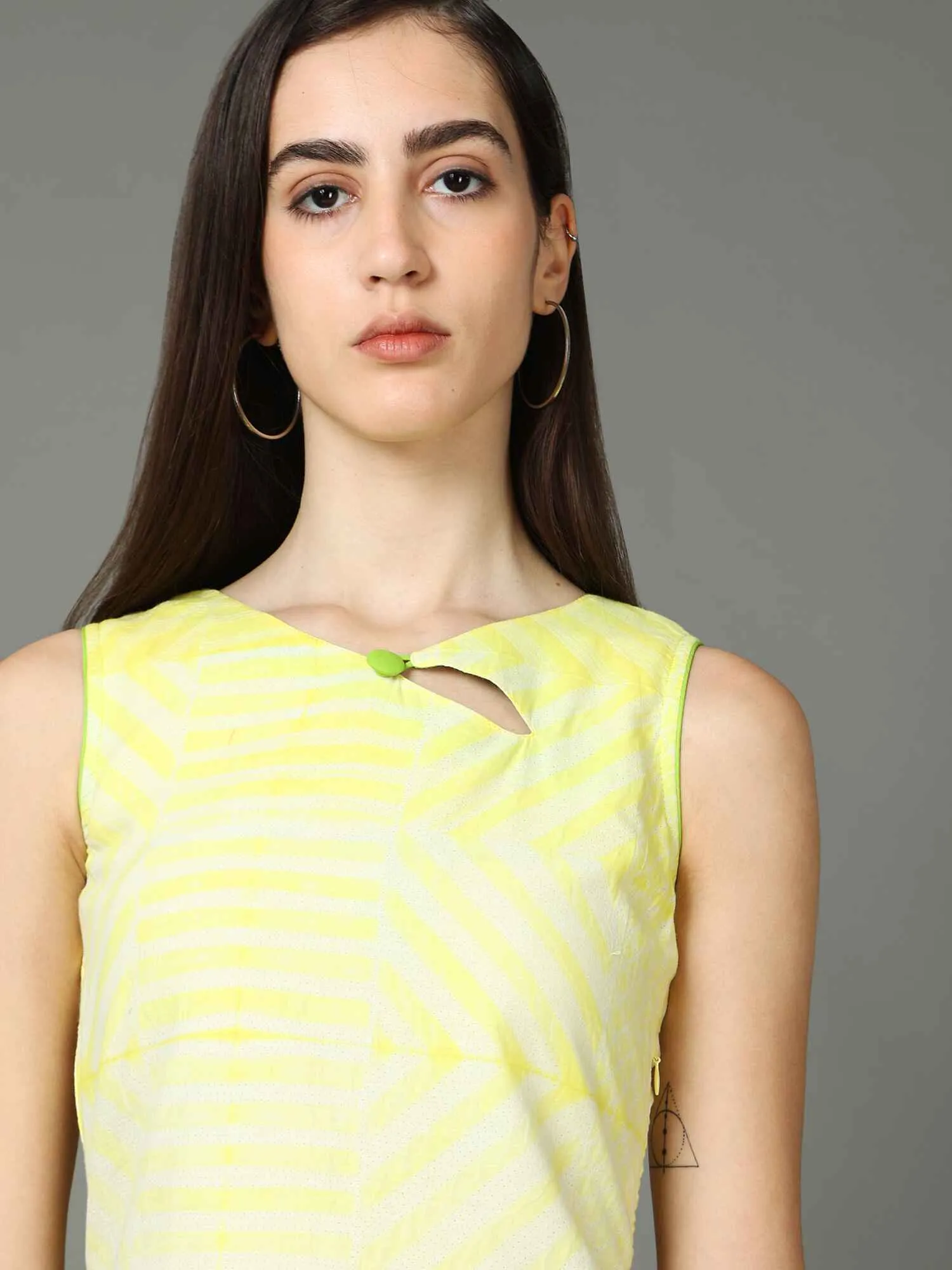 Key-Hole Shift Dress