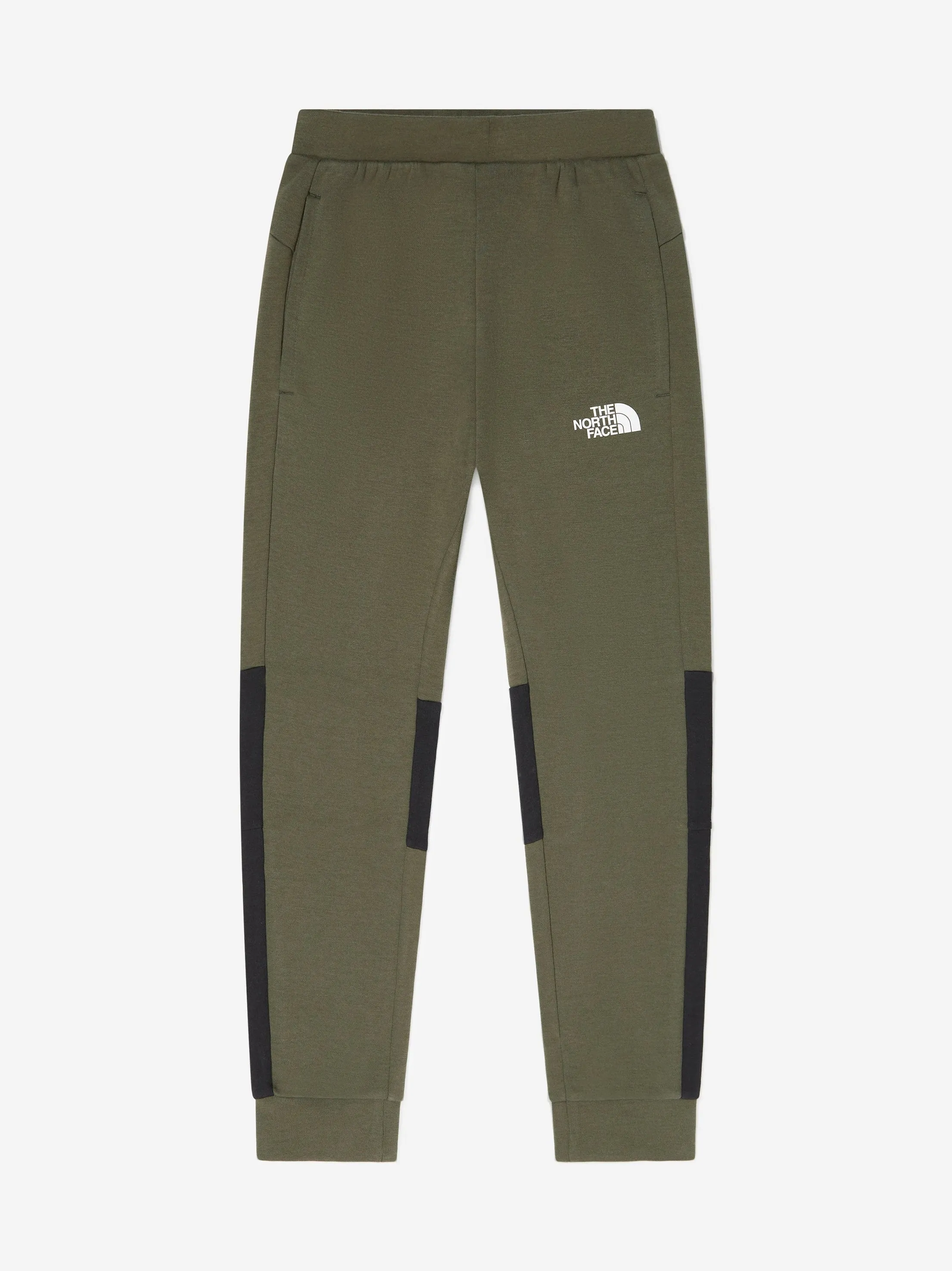 Kids Girl's Brand Logo Printed Joggers,Olive