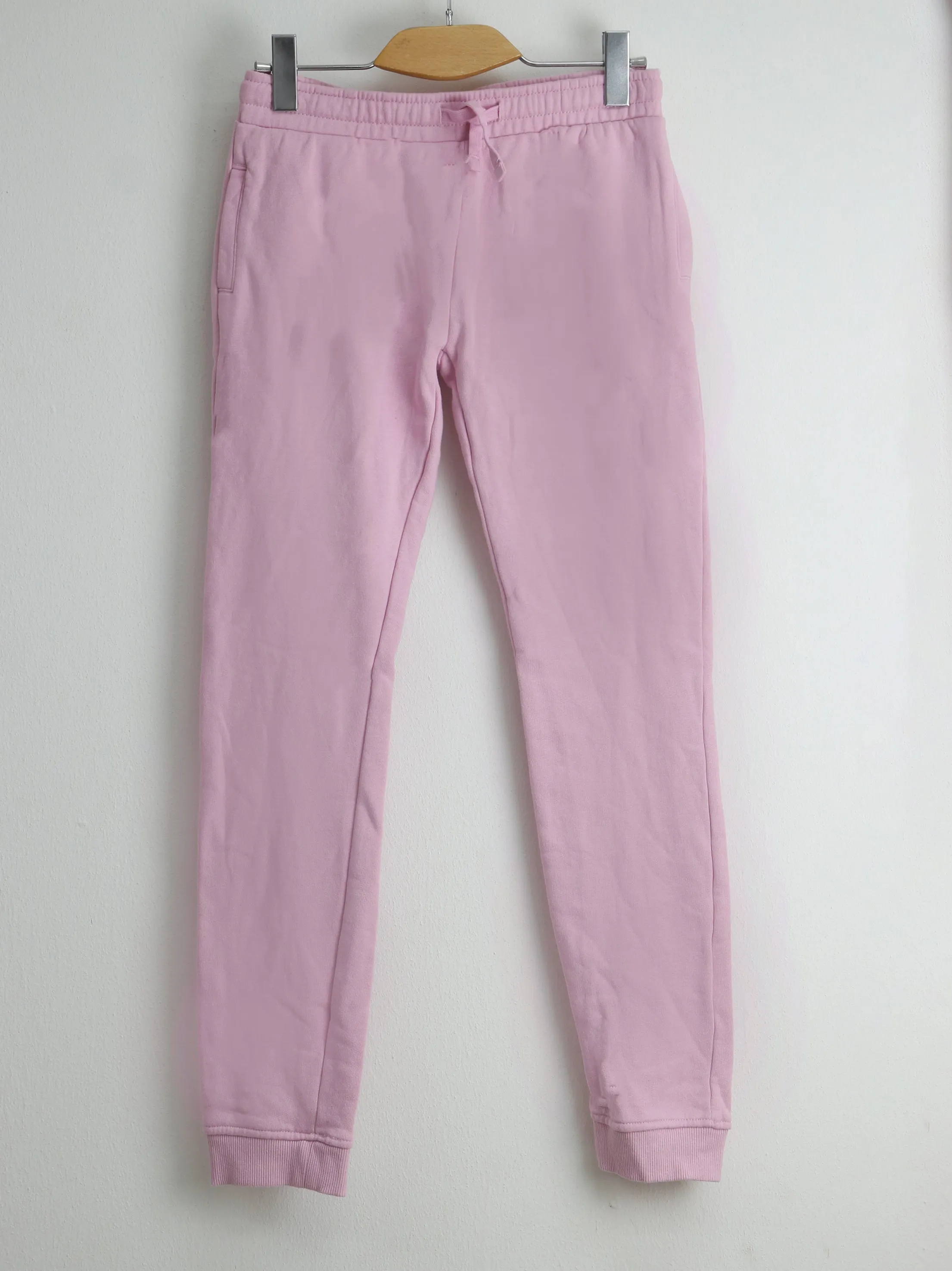 Kids Girl's Plain Solid Joggers,Pink