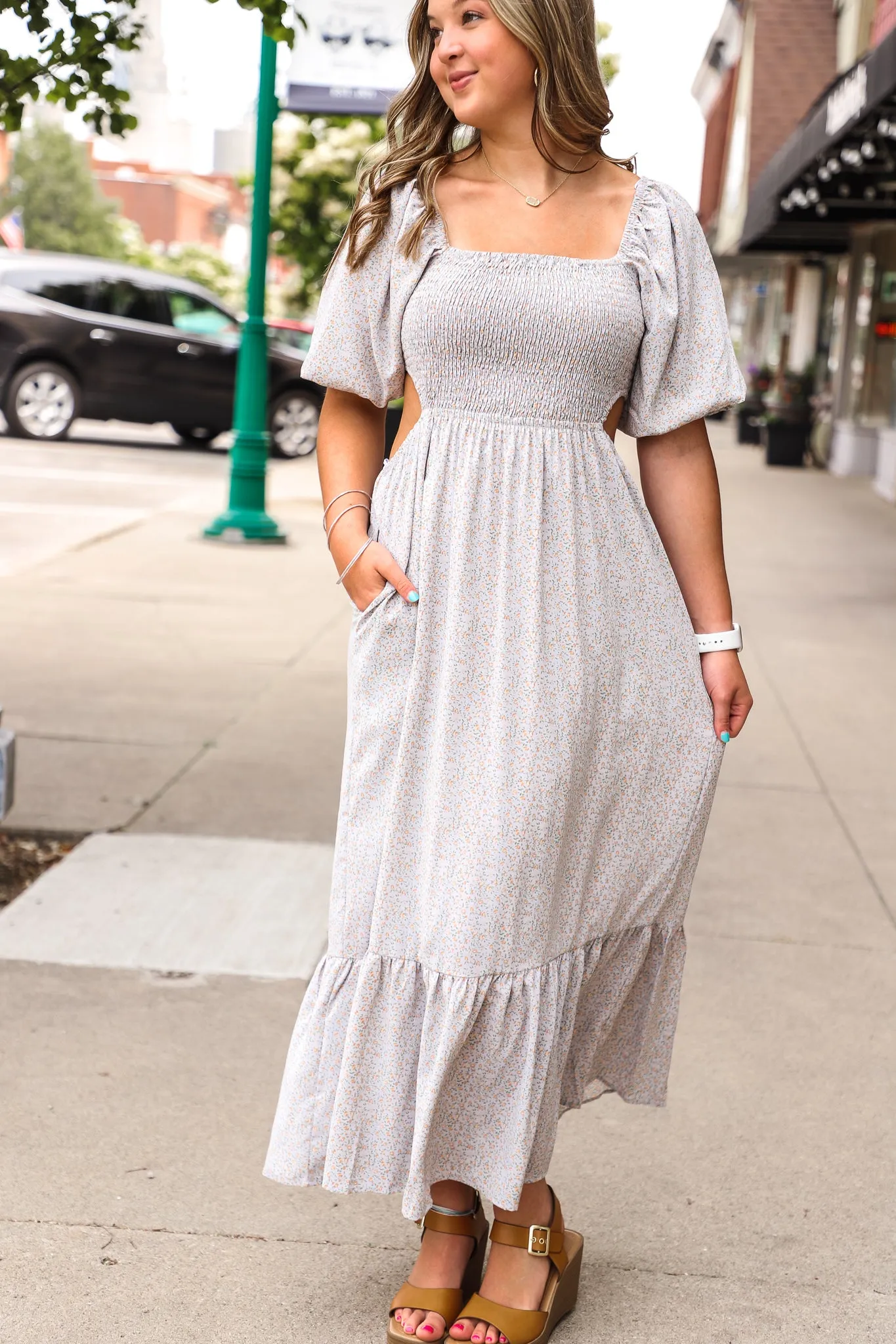 Late July Floral Maxi Dress