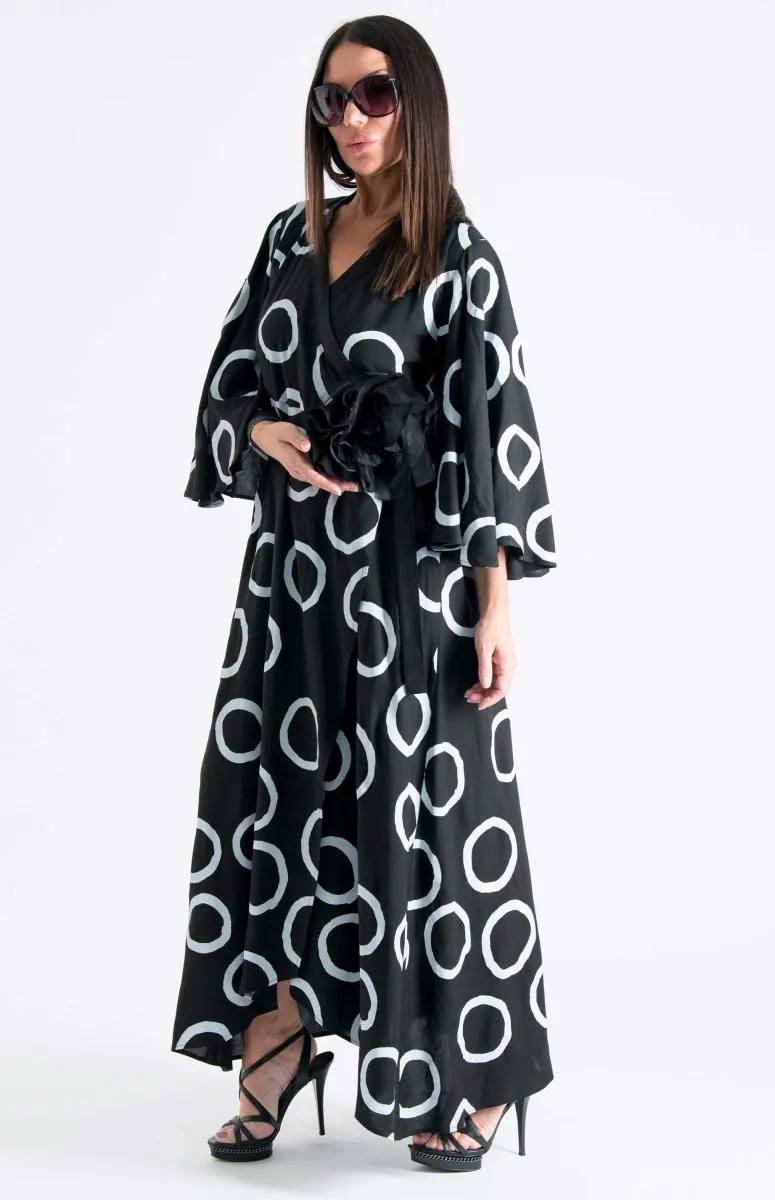 Long Summer Wrap Dress ASTRID
