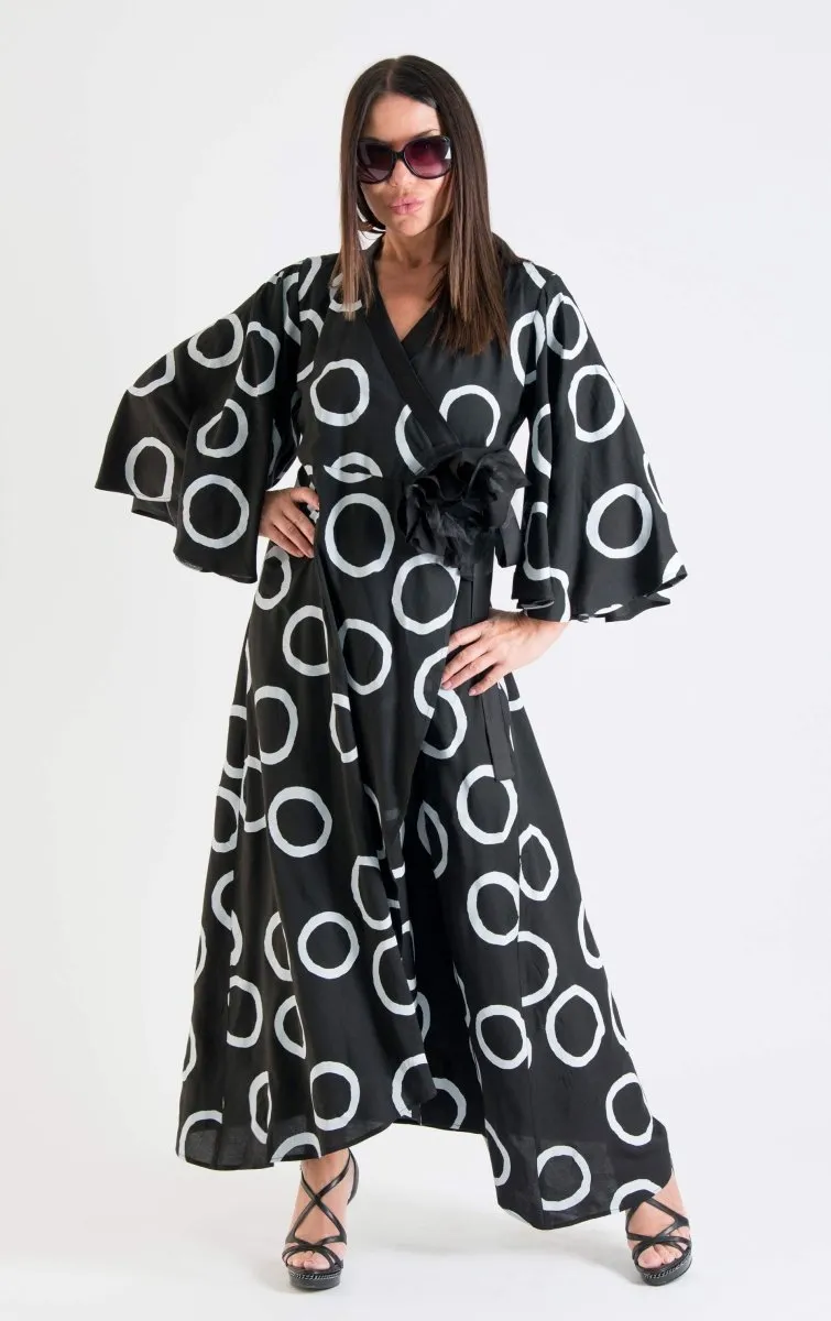 Long Summer Wrap Dress ASTRID