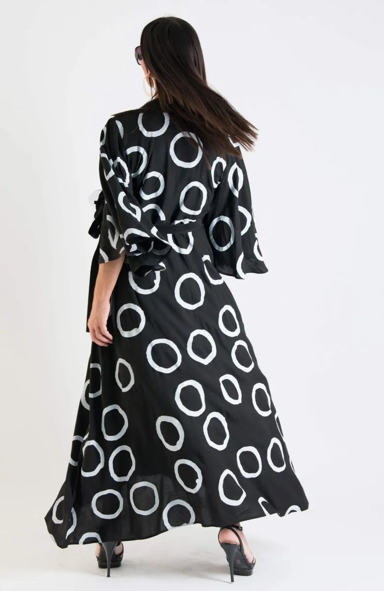 Long Summer Wrap Dress ASTRID