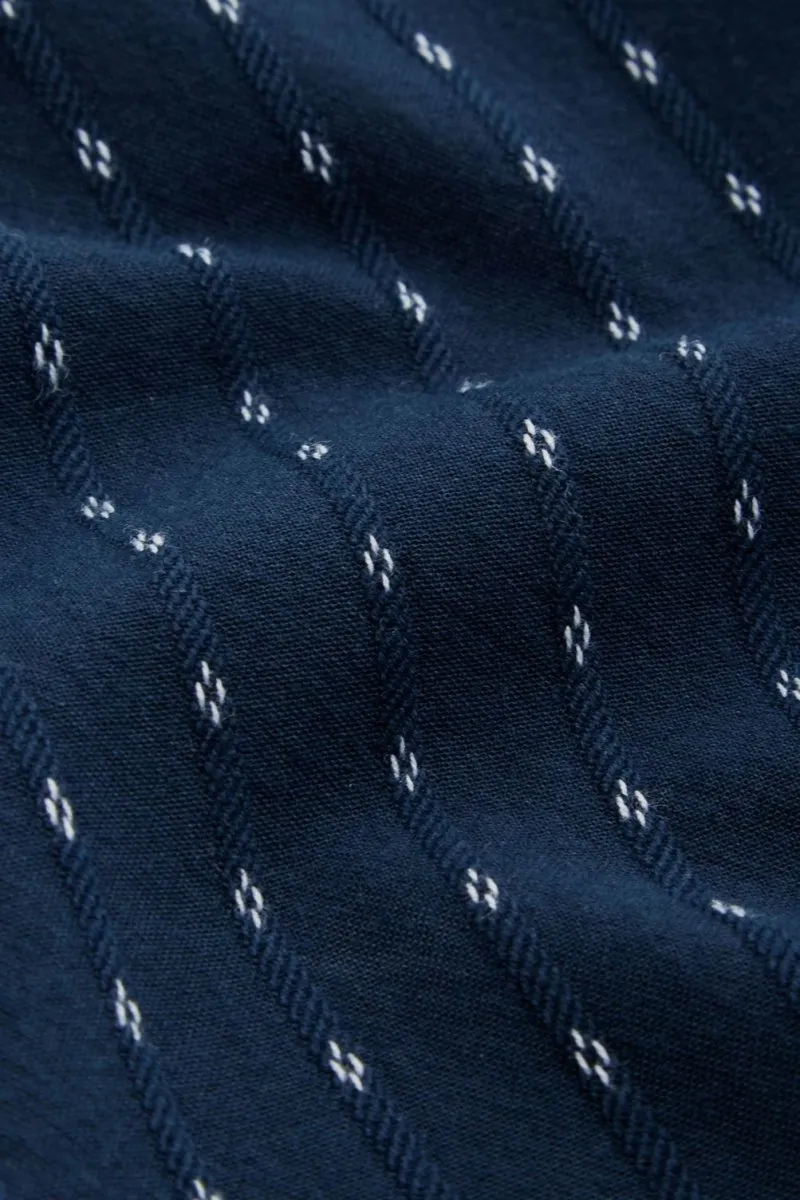 Lourdes Pants | Navy Jacquard