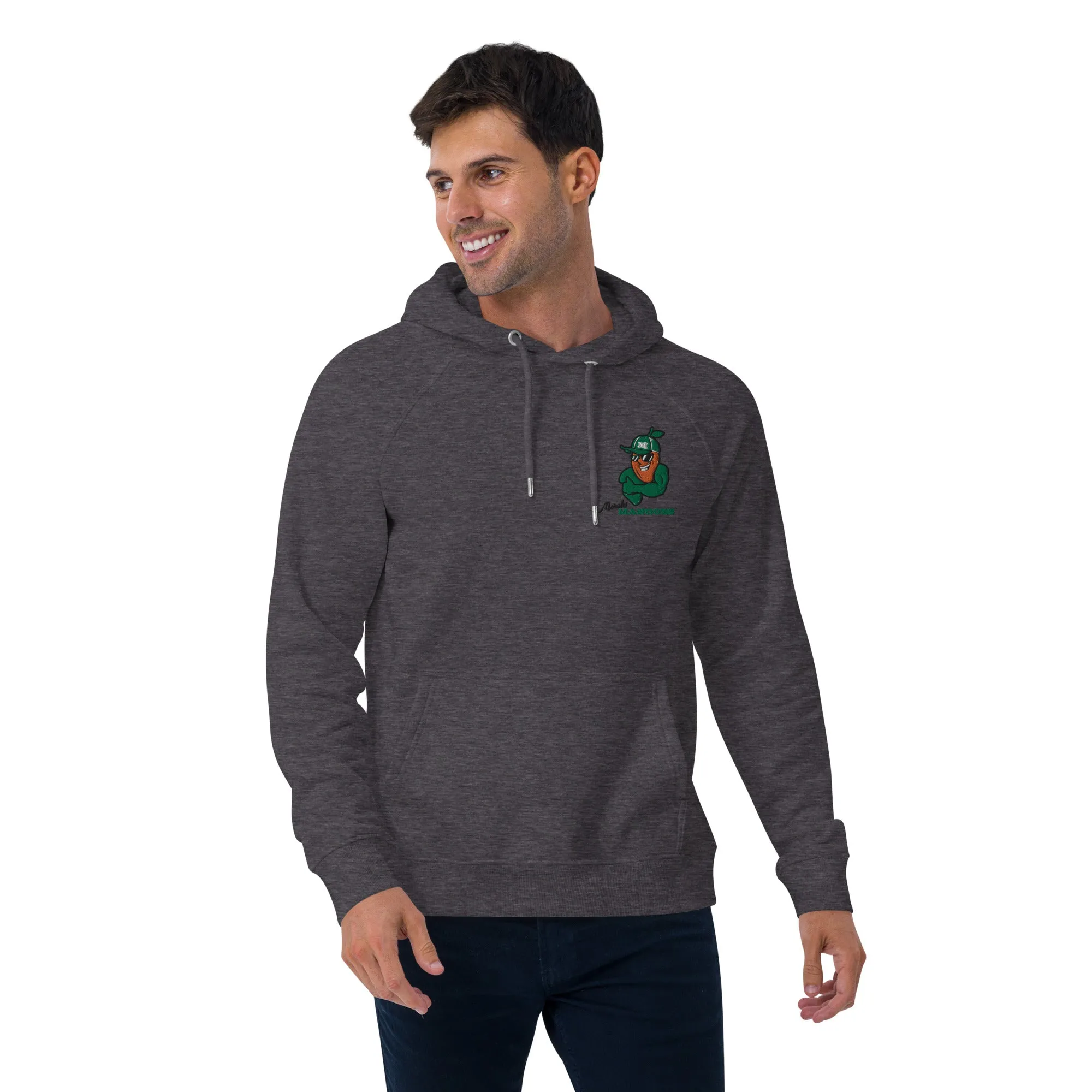 Men's eco raglan hoodie: Morales Mangoes