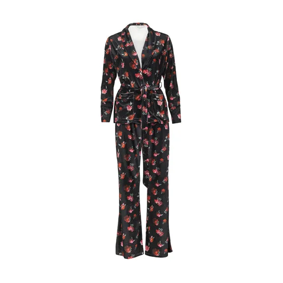 New Velvet Wide Leg PJ Set by Kilo Brava