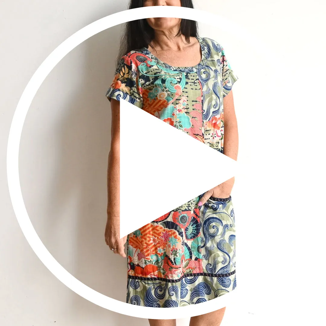 Orientique Shift Dress - Yakushima - 40093