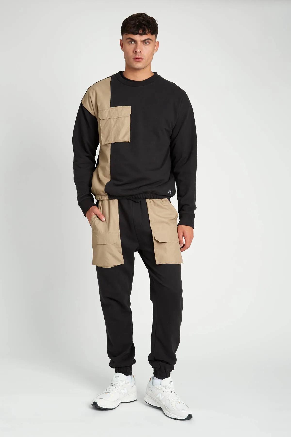 PLATT RELAXED FIT SWEATSHIRT WITH NYLON POCKET