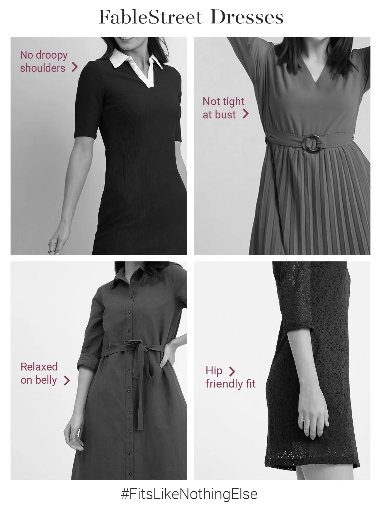 Polka Dot Shift Dress - Lilac