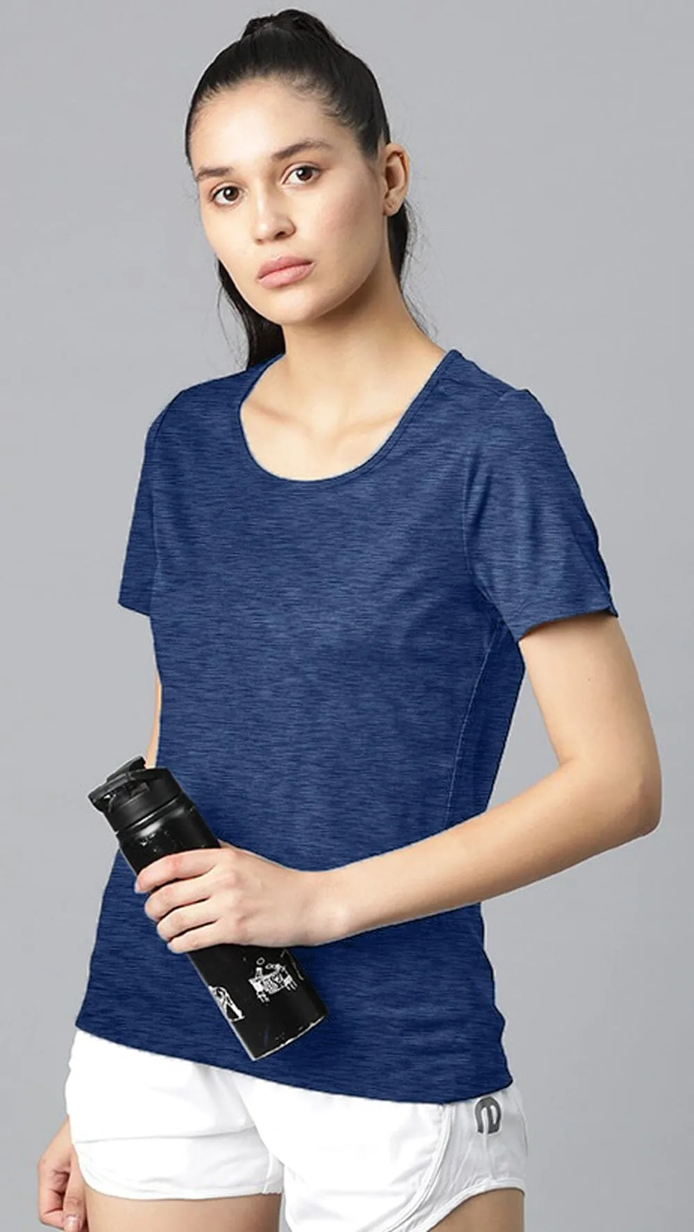 Polo Athletica Women's Boat Neck Activewear Short Sleeve Top
