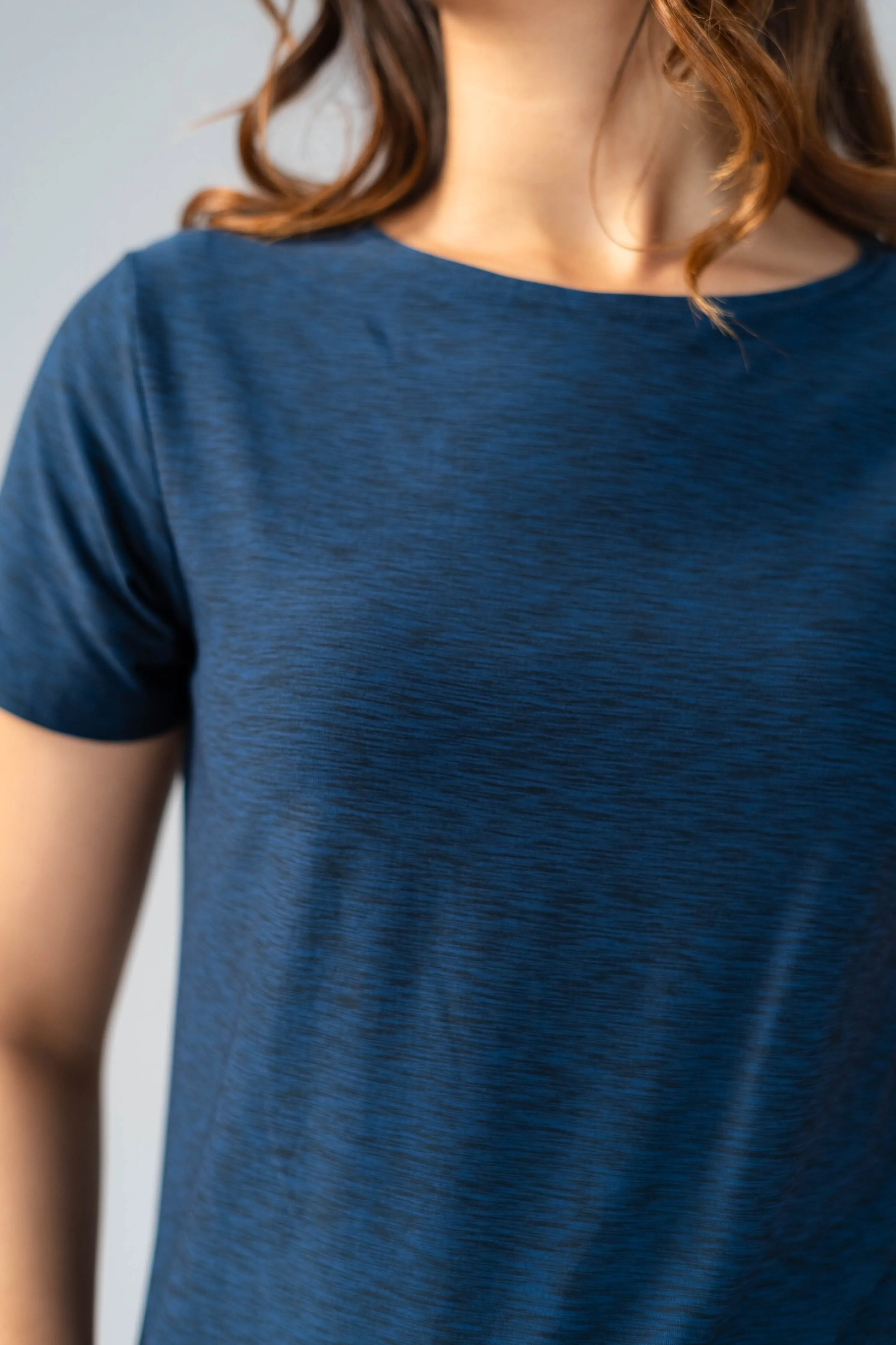 Polo Athletica Women's Boat Neck Activewear Short Sleeve Top