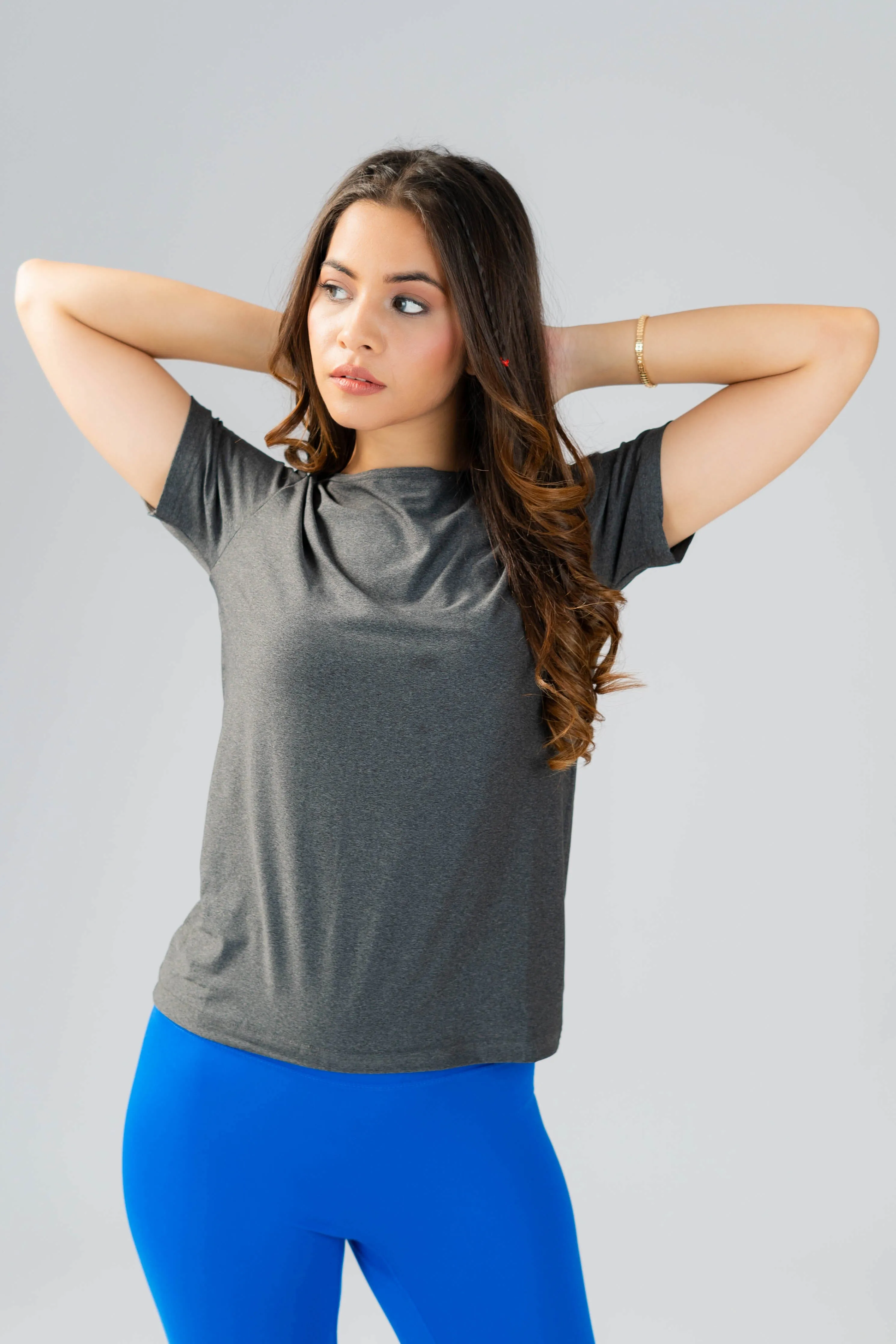 Polo Athletica Women's Boat Neck Activewear Short Sleeve Top