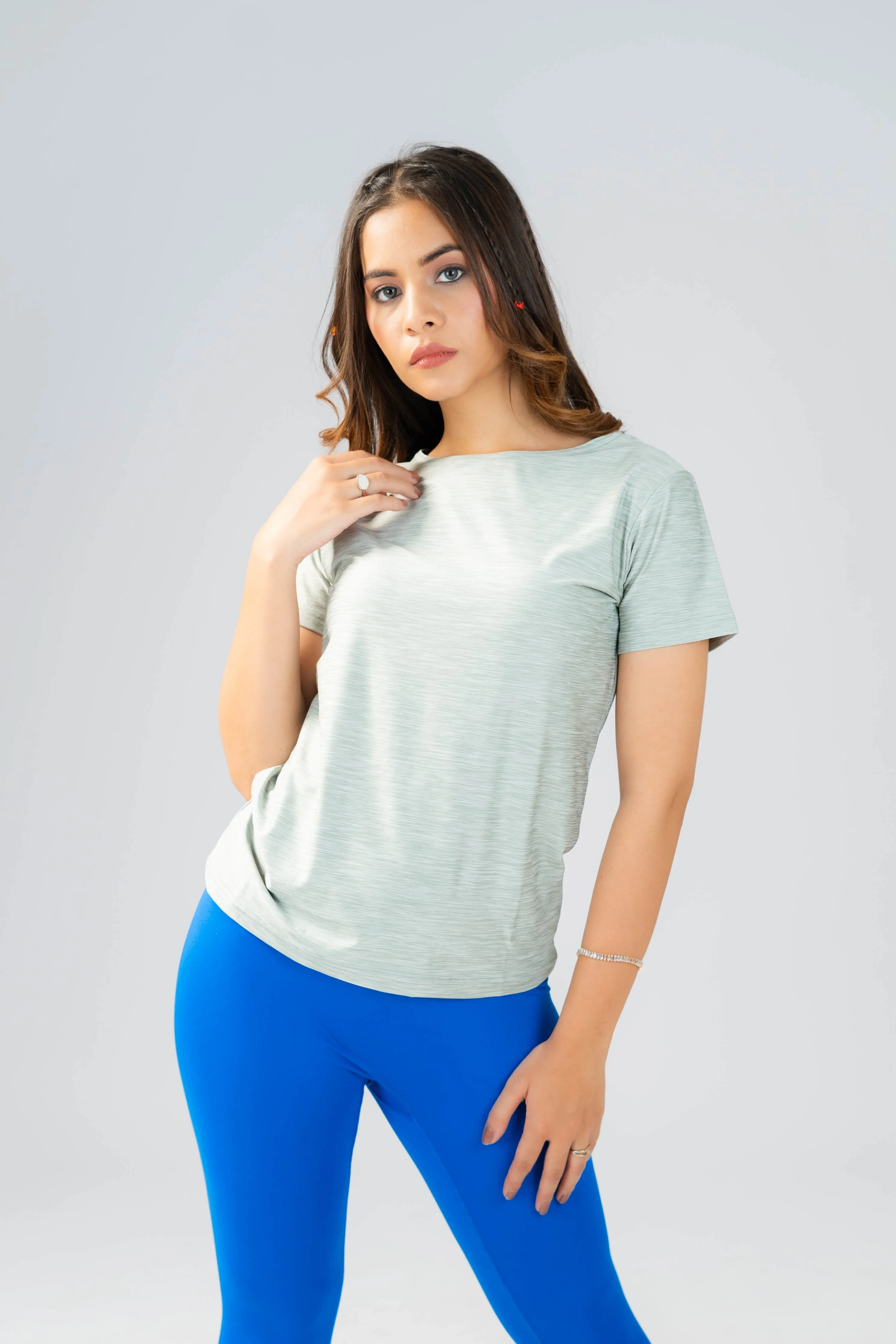 Polo Athletica Women's Boat Neck Activewear Short Sleeve Top