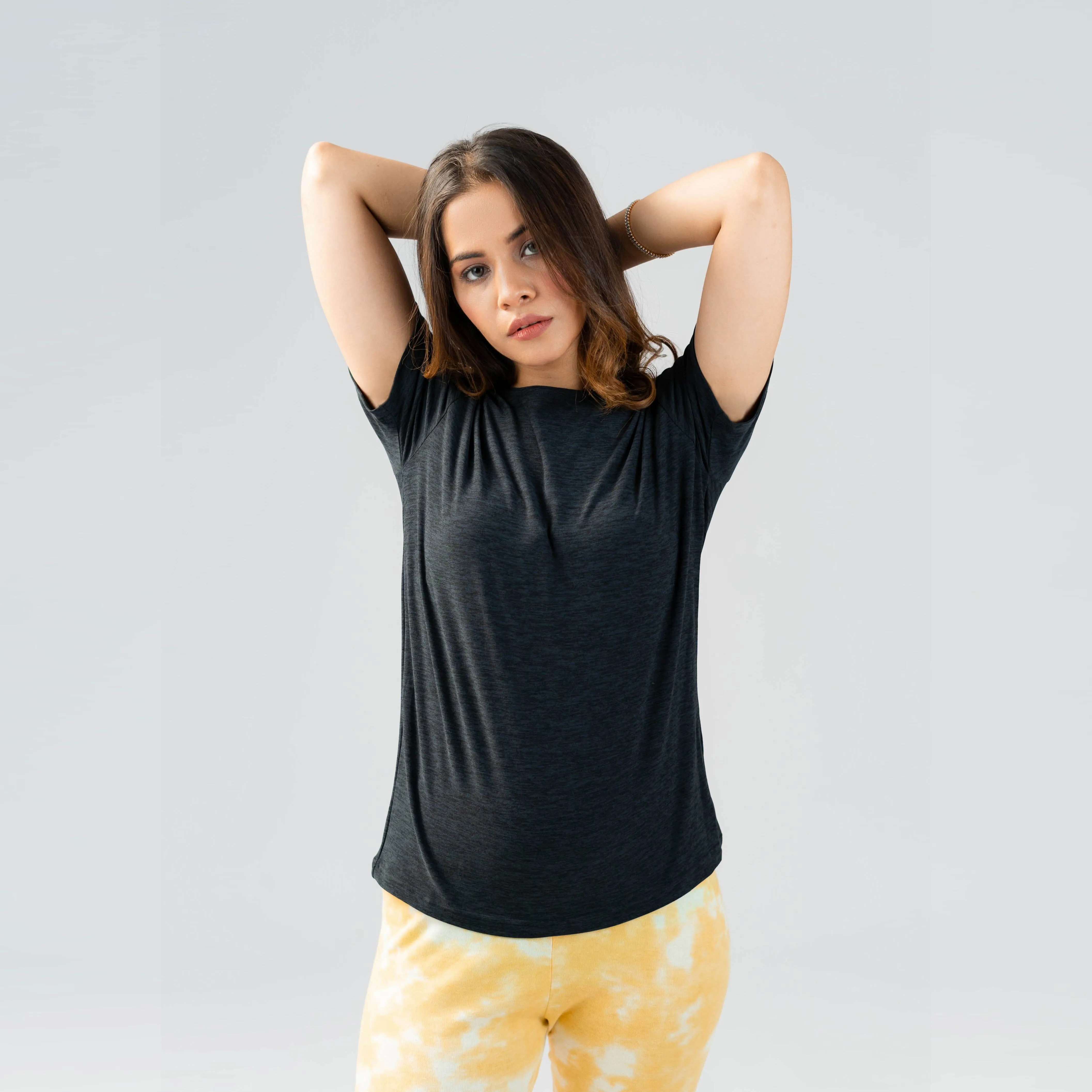 Polo Athletica Women's Boat Neck Activewear Short Sleeve Top