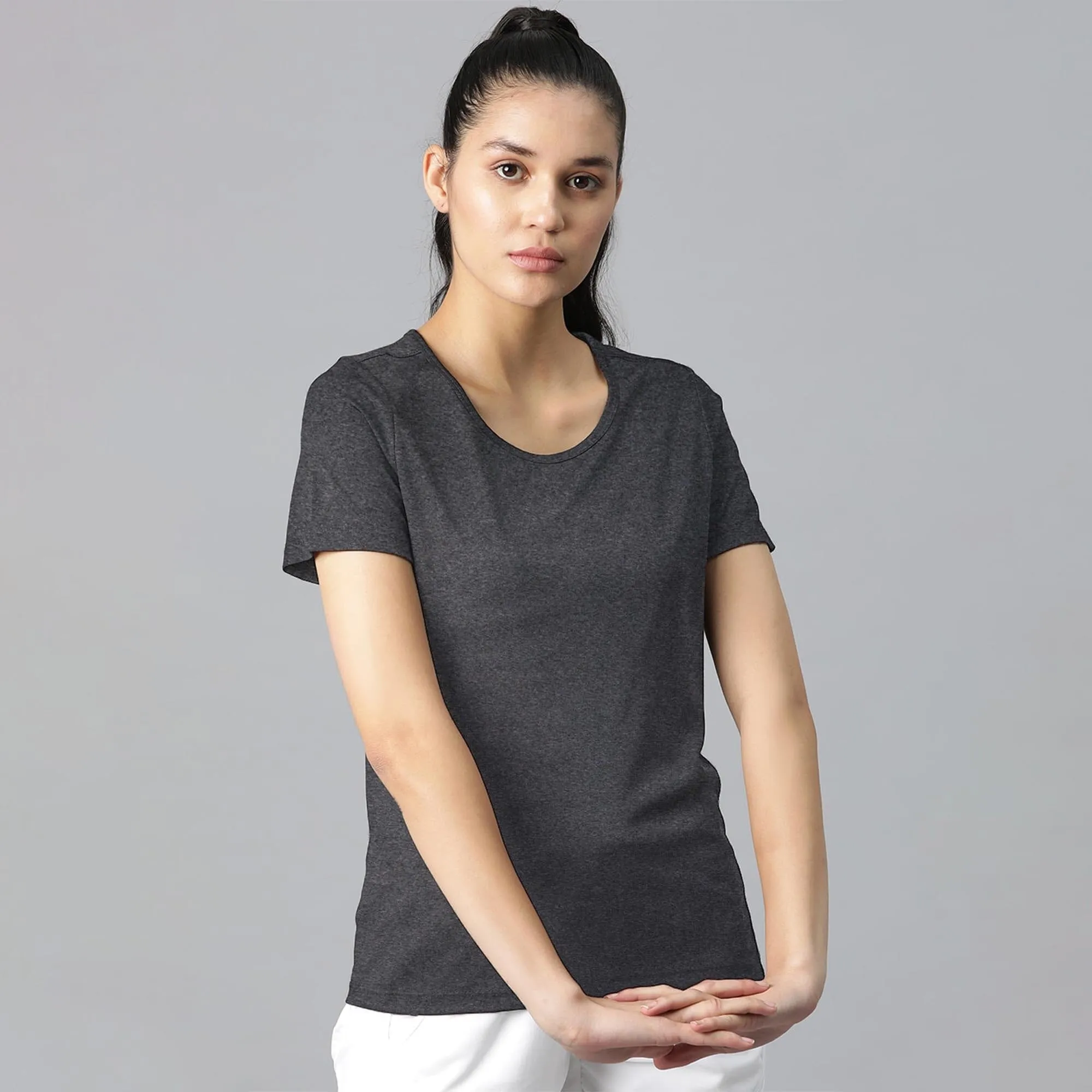 Polo Athletica Women's Boat Neck Activewear Short Sleeve Top