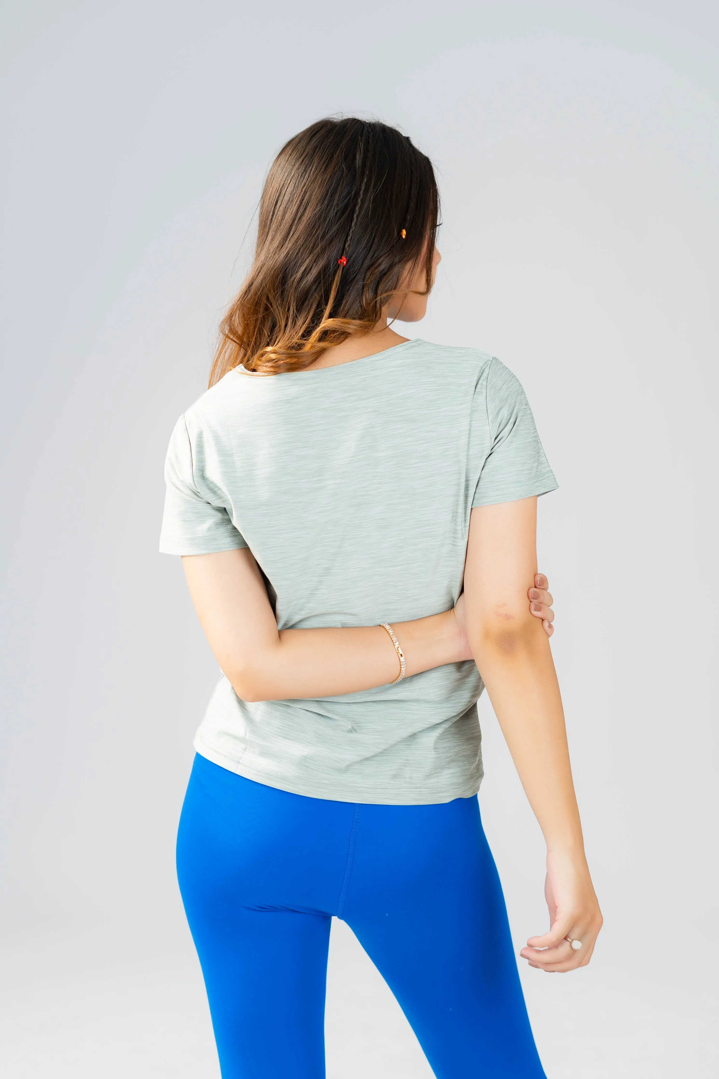 Polo Athletica Women's Boat Neck Activewear Short Sleeve Top