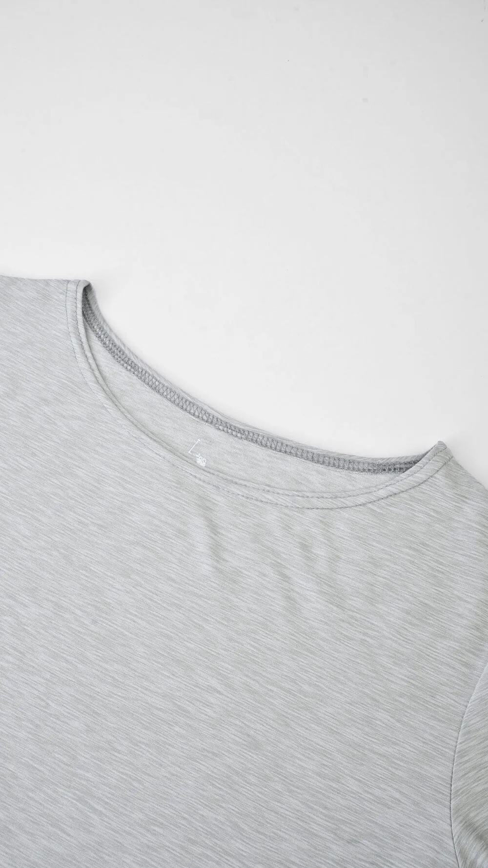 Polo Athletica Women's Boat Neck Activewear Short Sleeve Top