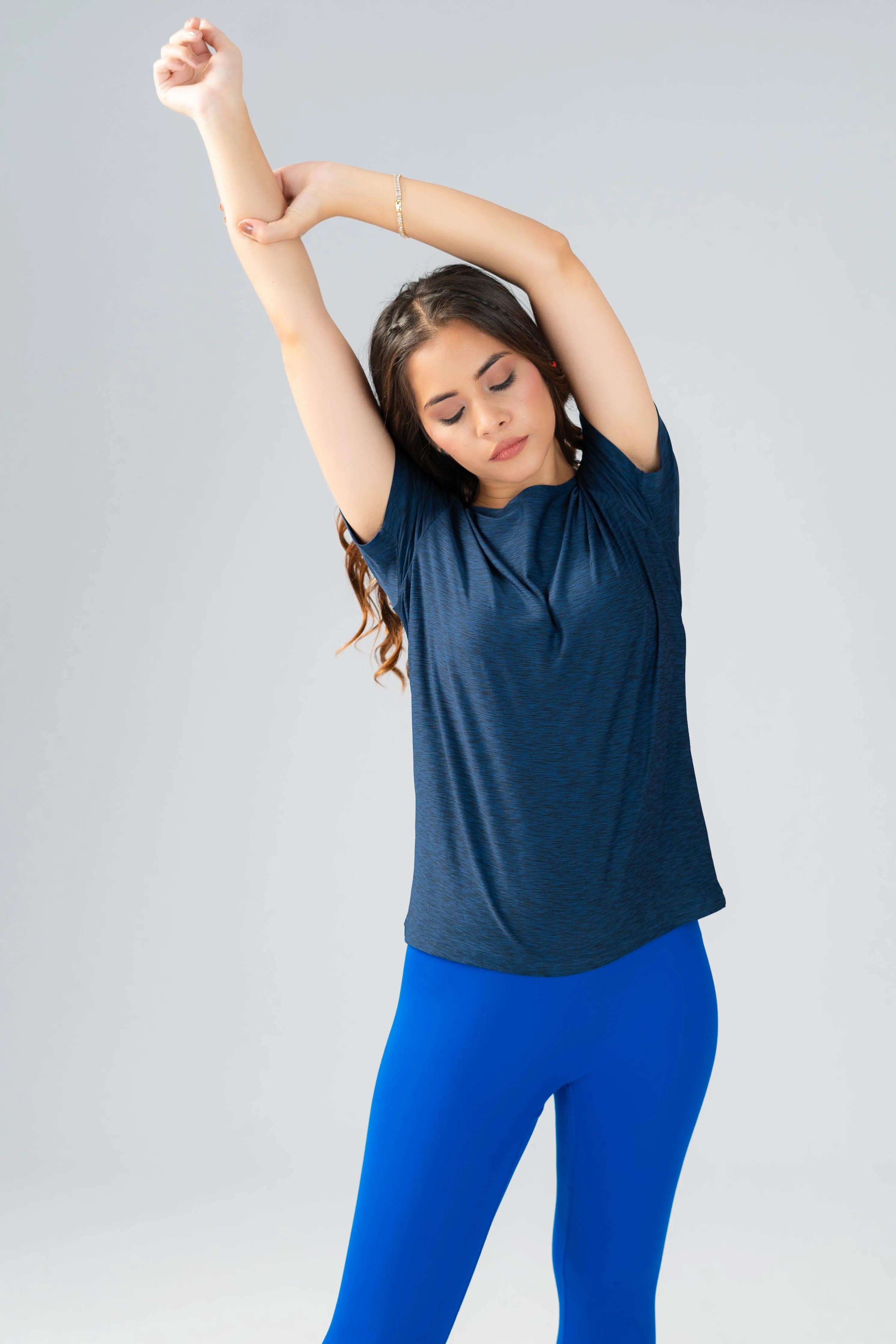 Polo Athletica Women's Boat Neck Activewear Short Sleeve Top
