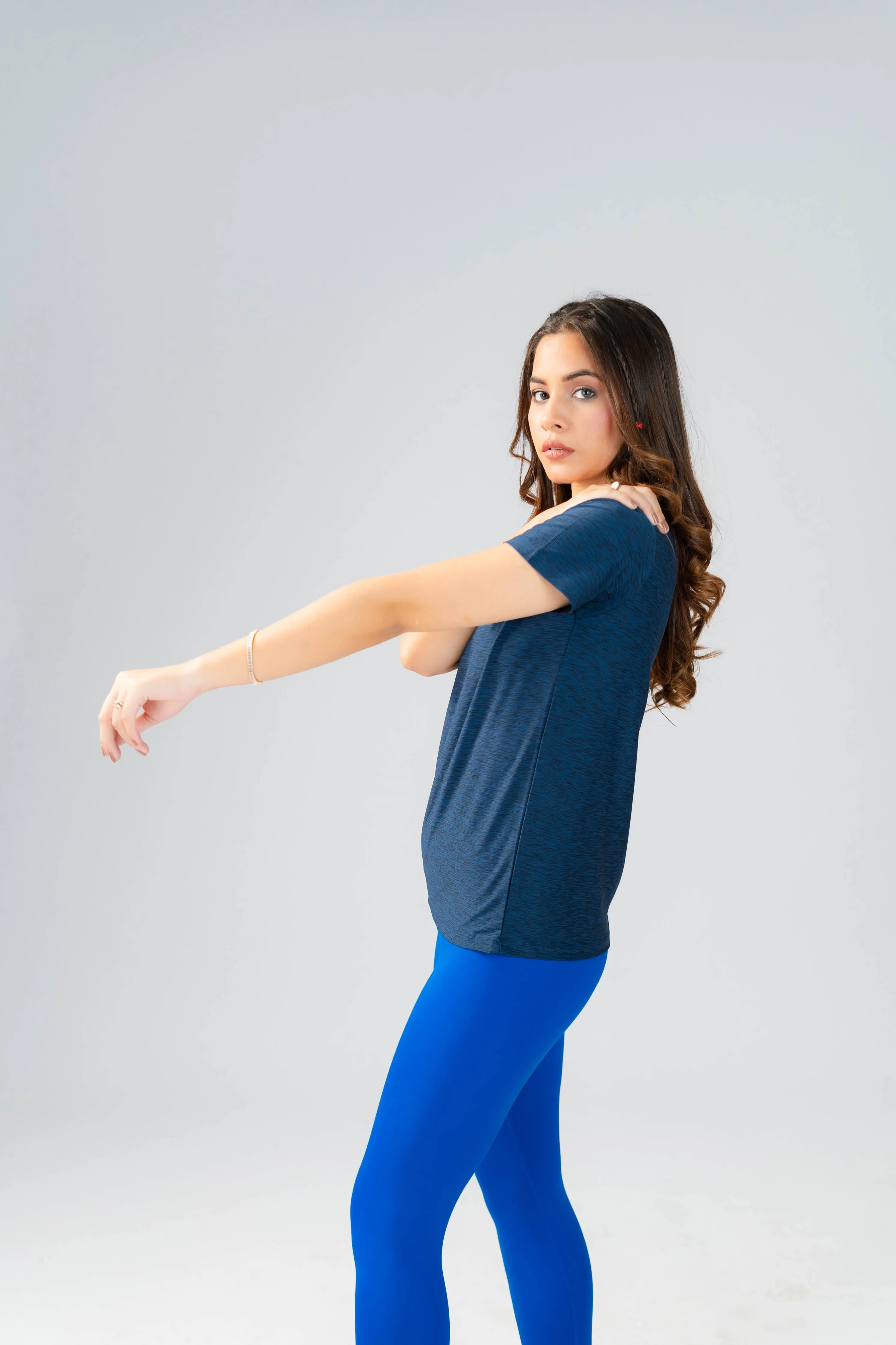 Polo Athletica Women's Boat Neck Activewear Short Sleeve Top