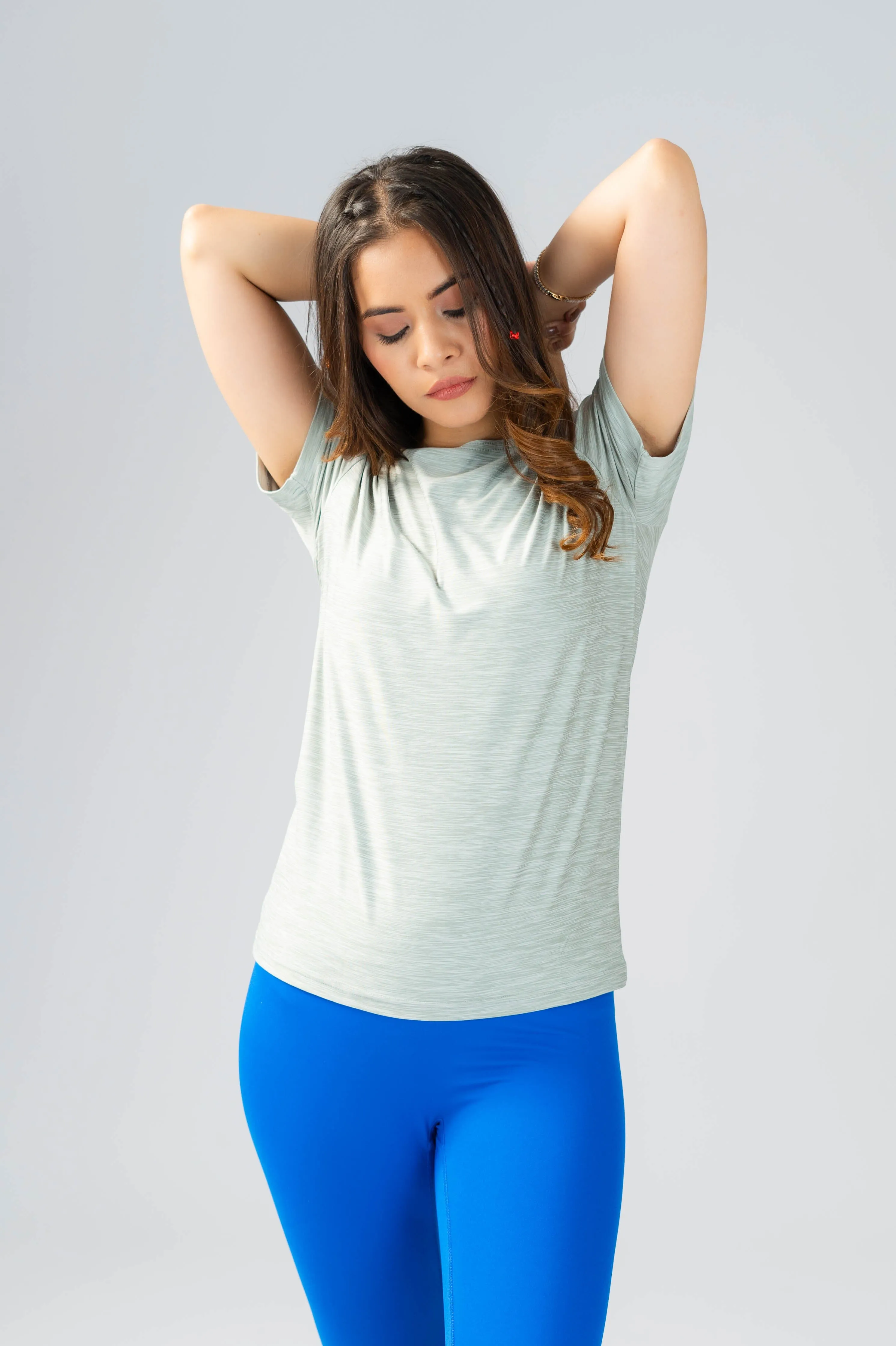 Polo Athletica Women's Boat Neck Activewear Short Sleeve Top