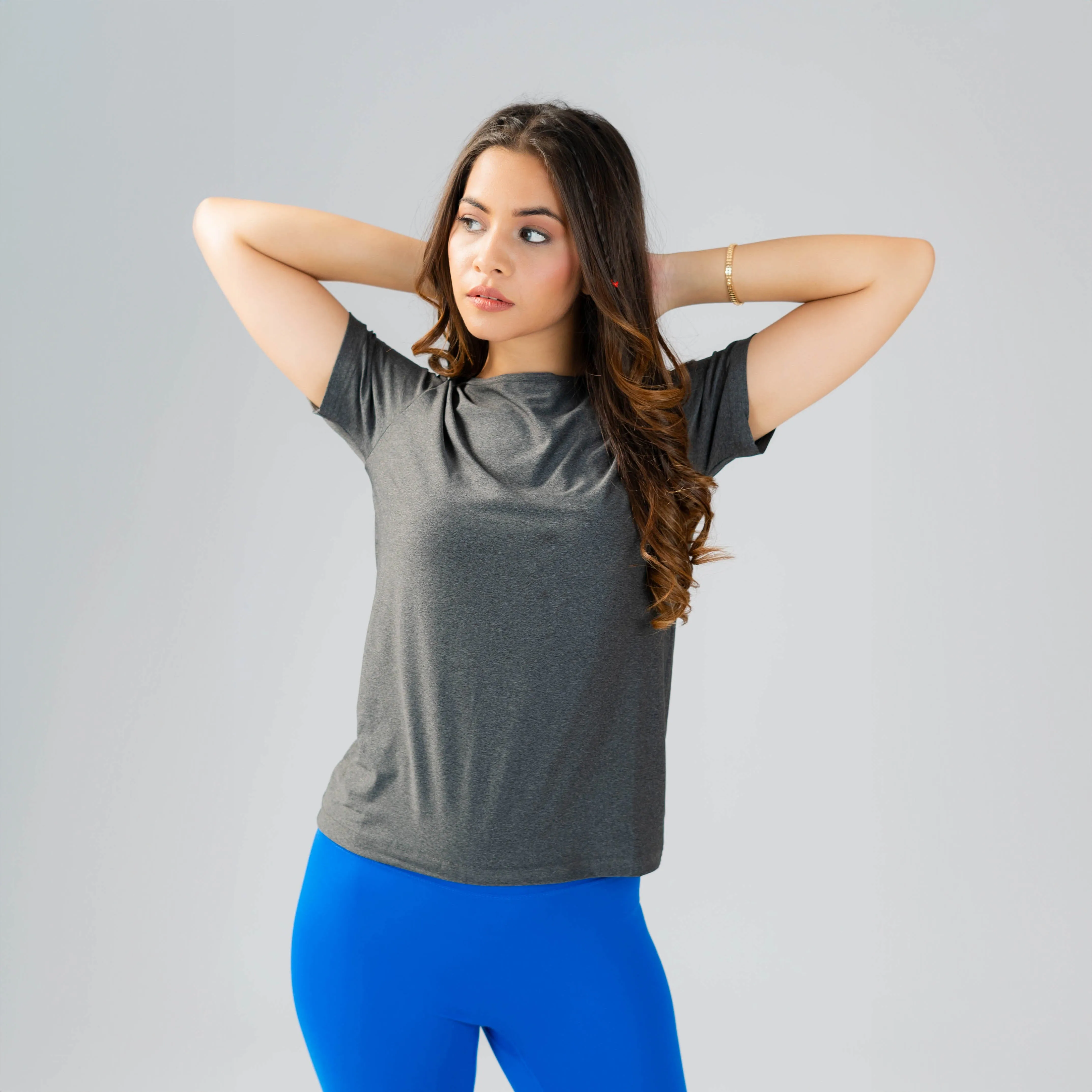 Polo Athletica Women's Boat Neck Activewear Short Sleeve Top