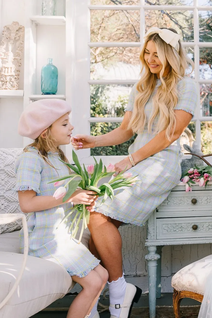 Reese Shift Dress in Periwinkle Blue - FINAL SALE