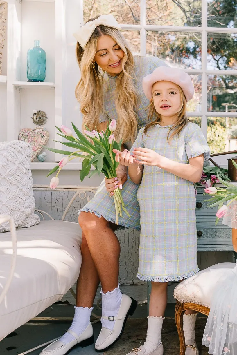 Reese Shift Dress in Periwinkle Blue - FINAL SALE