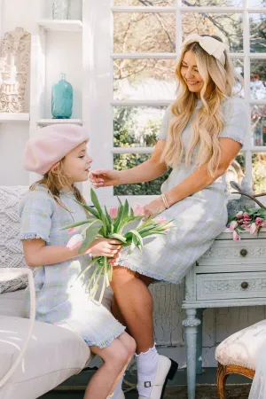 Reese Shift Dress in Periwinkle Blue - FINAL SALE