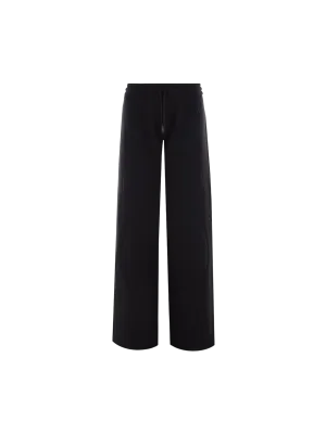 Round Wide-Leg Joggers