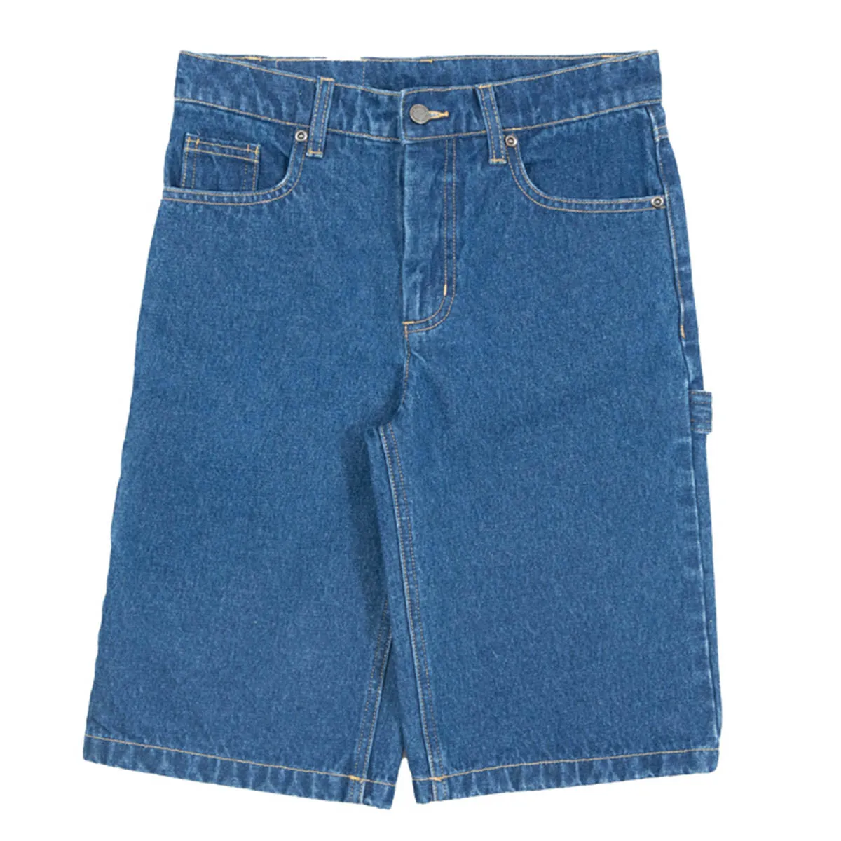Santa Cruz - Oval Strip Youth Carpenter Shorts Washed Indigo