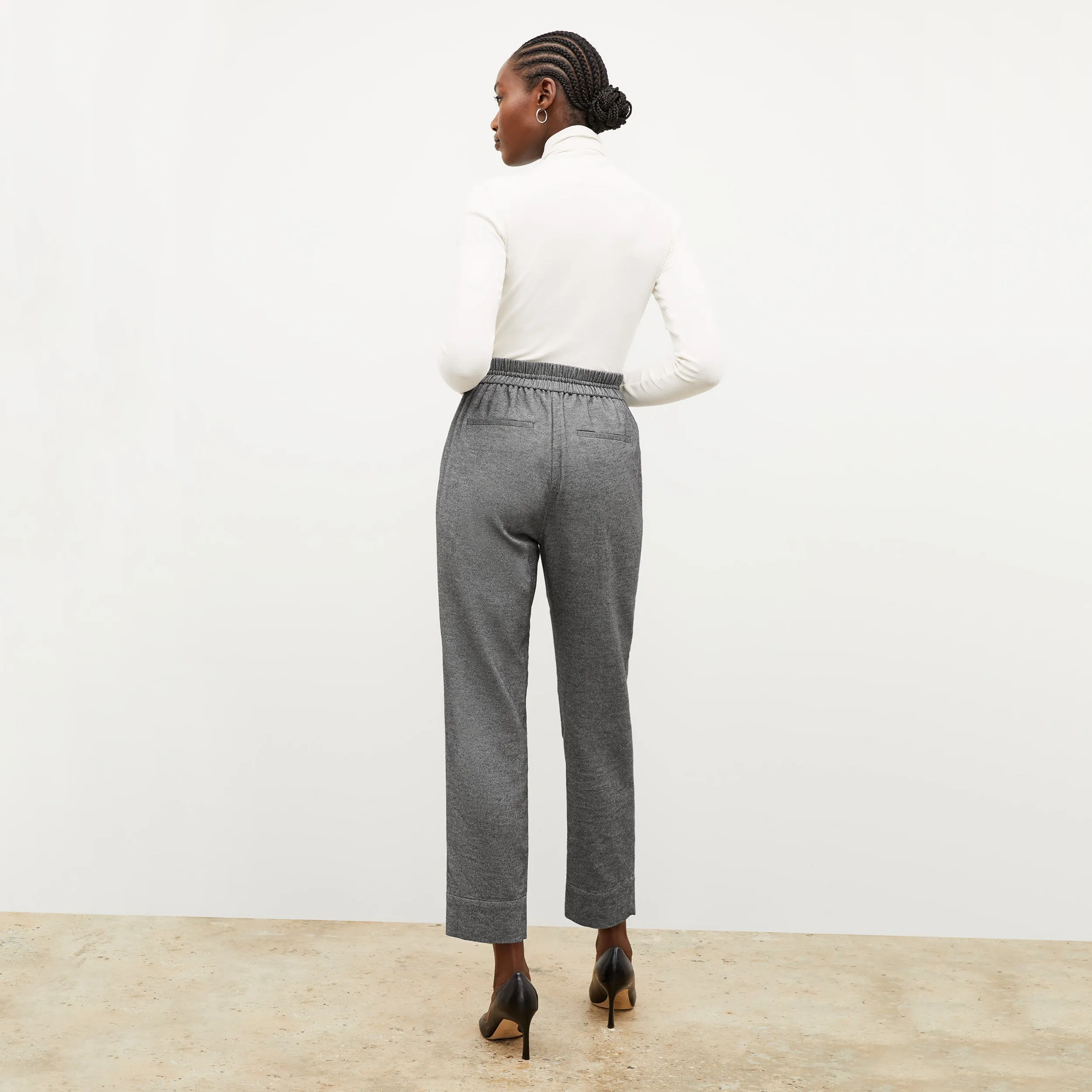 Shane Pant - Flannel Twill :: Charcoal Melange