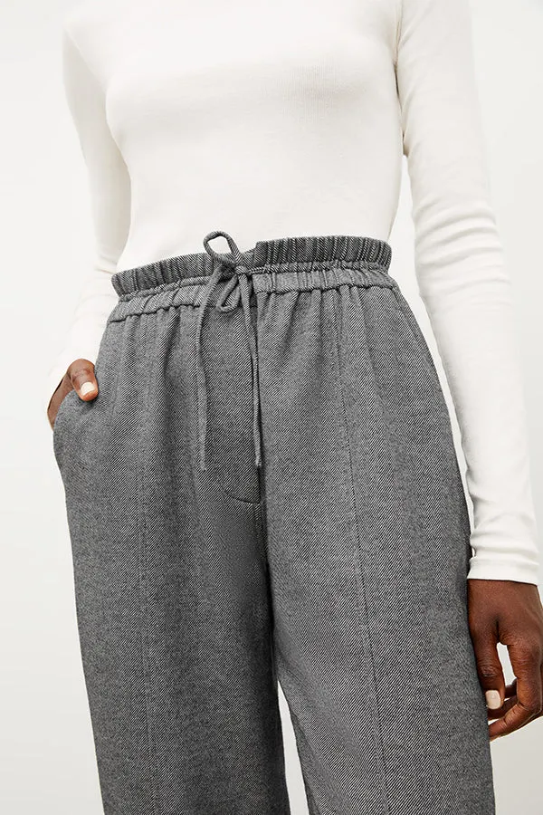Shane Pant - Flannel Twill :: Charcoal Melange