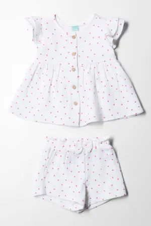Shorts Set White