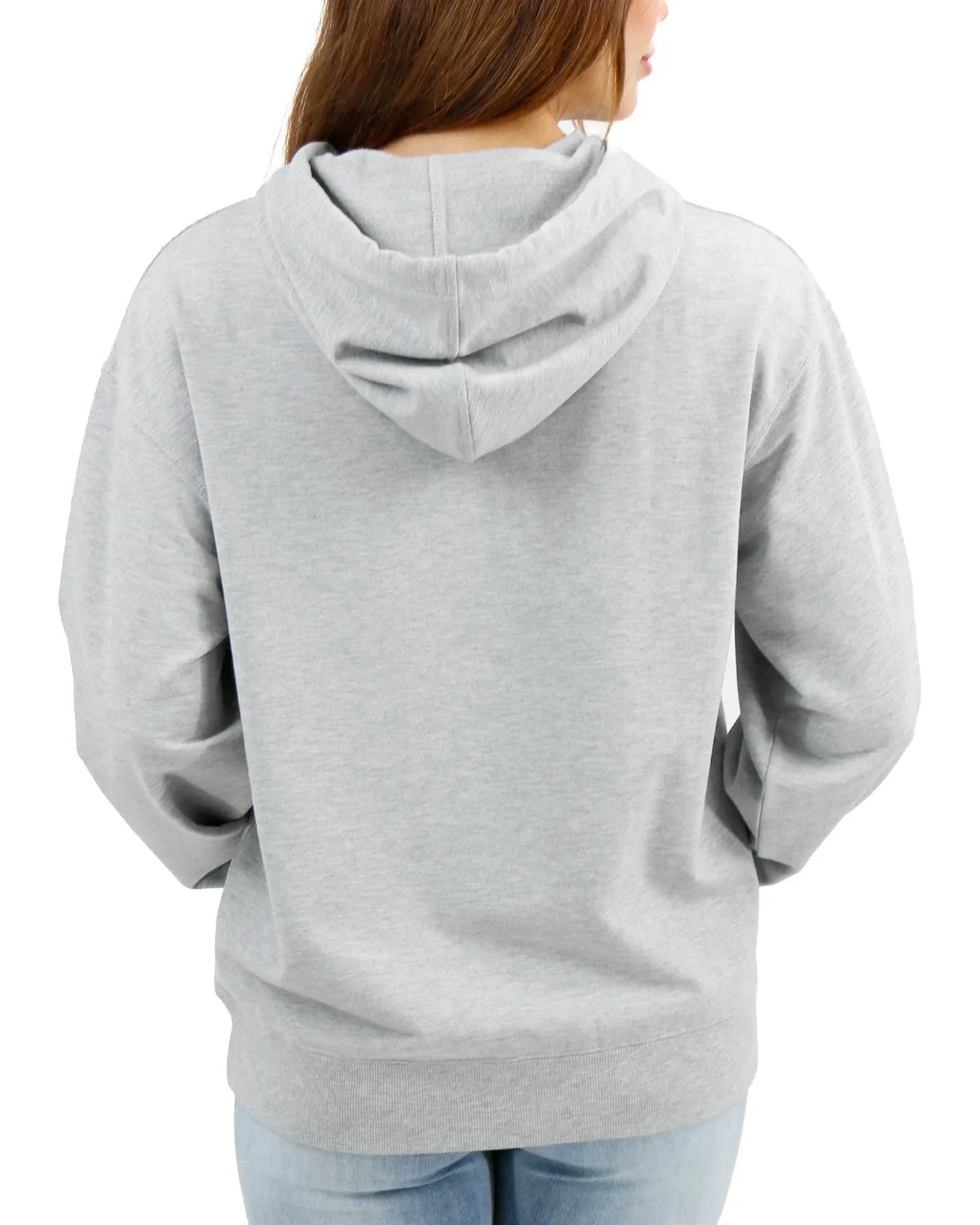Signature Soft Heathered Grey Oversized Hoodie