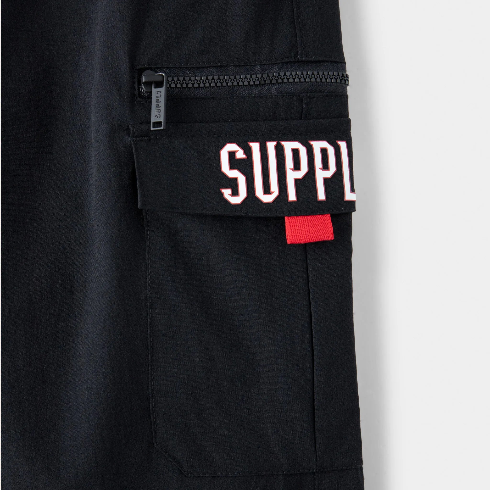 Supply & Demand Junior Boys' Split Woven Pants / Black