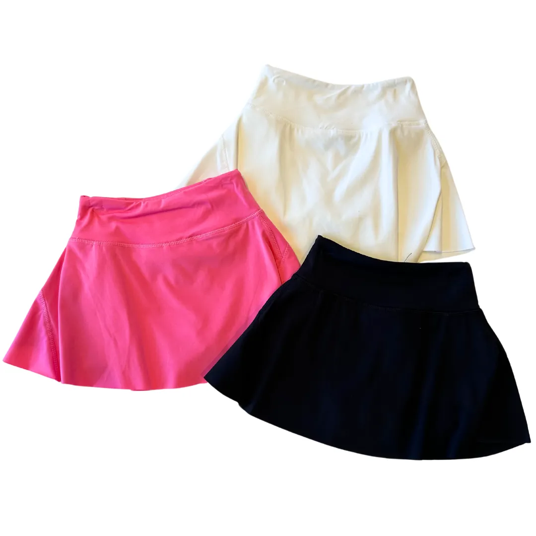 Suzie High Waisted Skort Pink