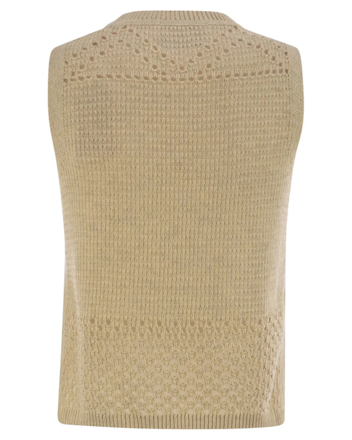 Top Aire in Maglia e Rete Crochet | Stile Boho-Chic
